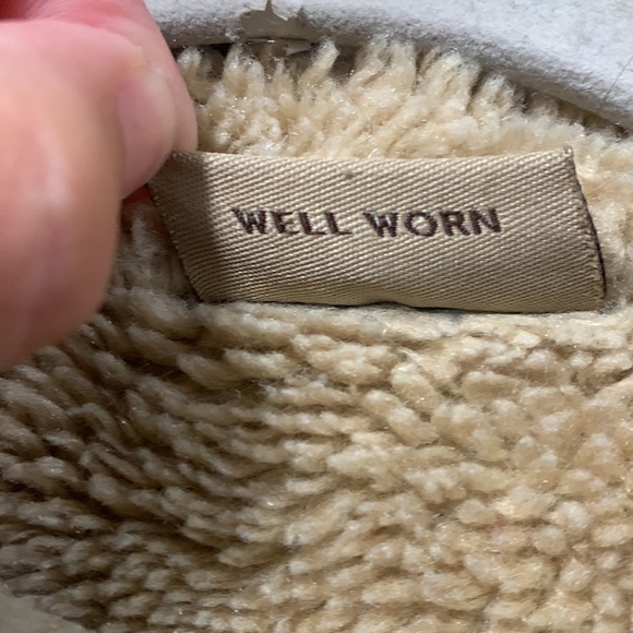 RuffHewn well worn fleece lined jean jacket size Medium - Picture 11 of 11